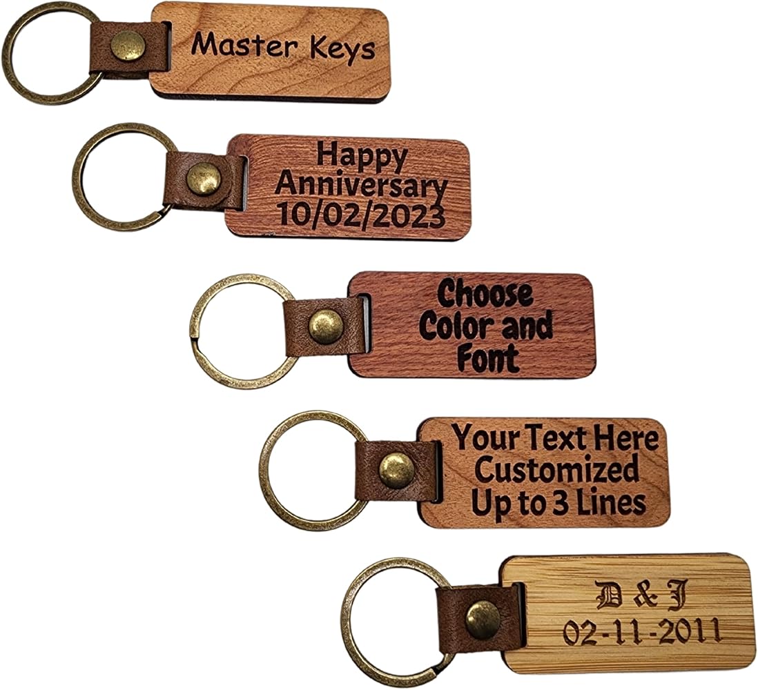Custom Engraved Keychains – Personalized Name or Logo