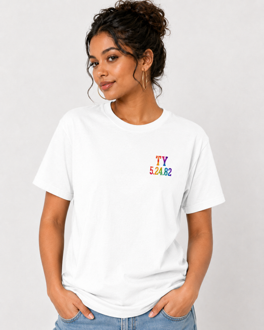 Tysvisions Vintage Birthday Tee – Rare. Radiant. Real.