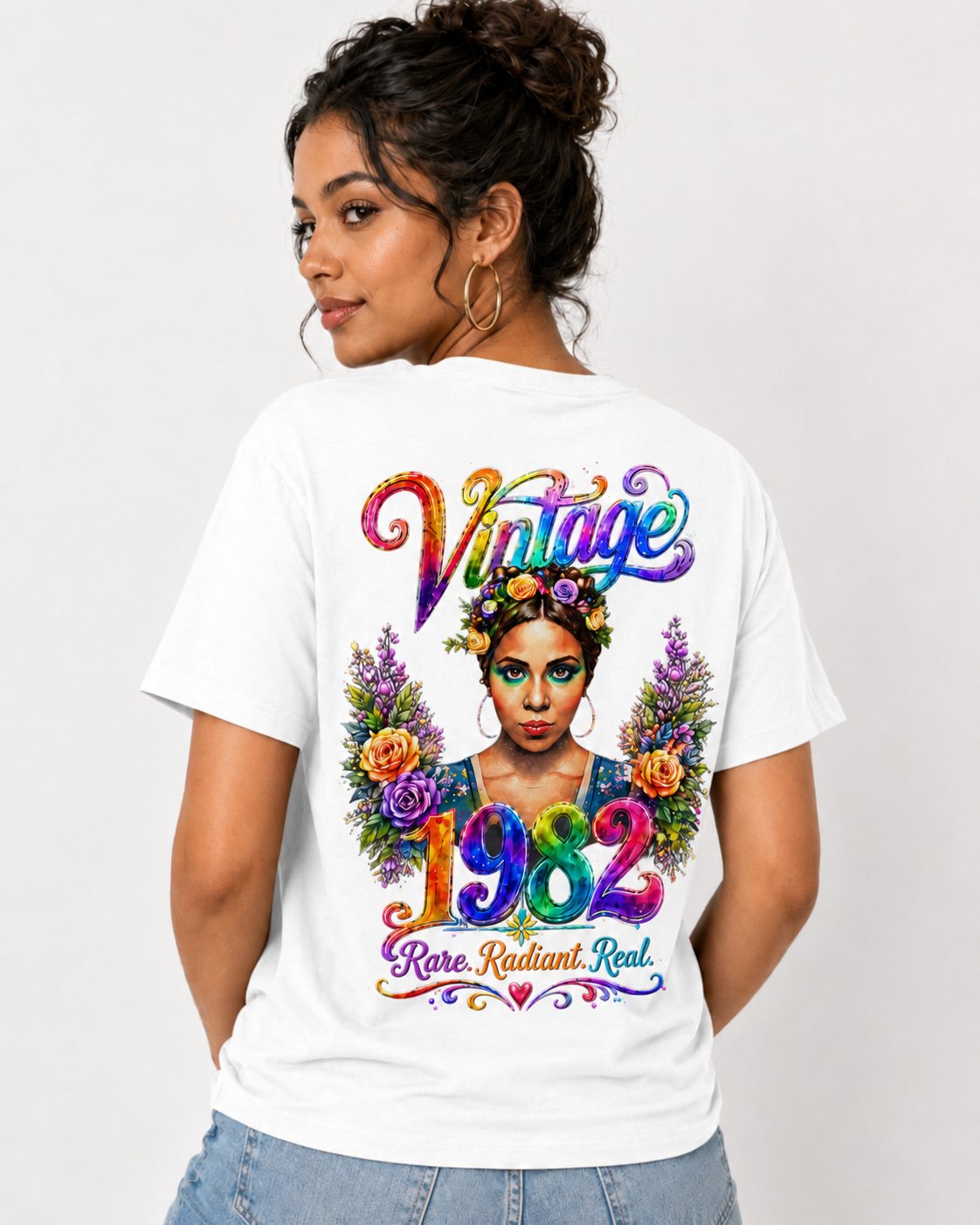 Tysvisions Vintage Birthday Tee – Rare. Radiant. Real.